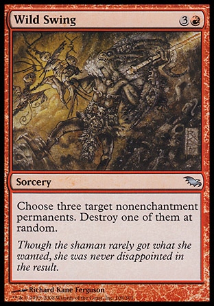 MTG: Shadowmoor 108: Wild Swing 