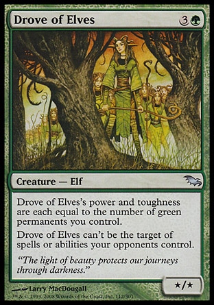 MTG: Shadowmoor 112: Drove of Elves 