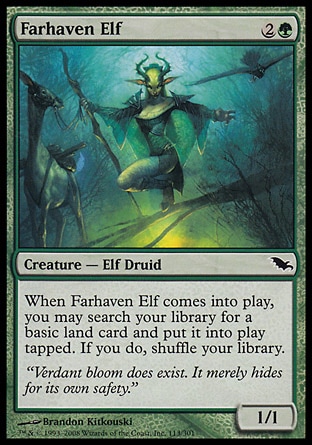 Magic: Shadowmoor 113: Farhaven Elf 
