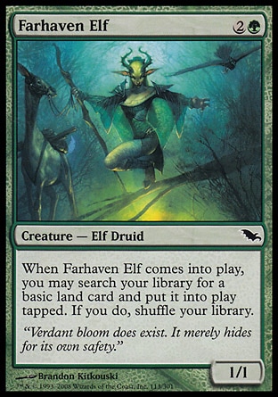 MTG: Shadowmoor 113: Farhaven Elf 