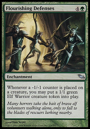 MTG: Shadowmoor 114: Flourishing Defenses 