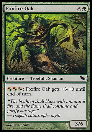 Magic: Shadowmoor 115: Foxfire Oak 