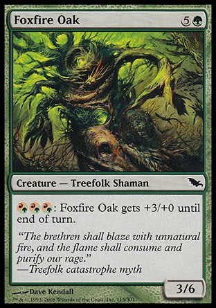 MTG: Shadowmoor 115: Foxfire Oak 