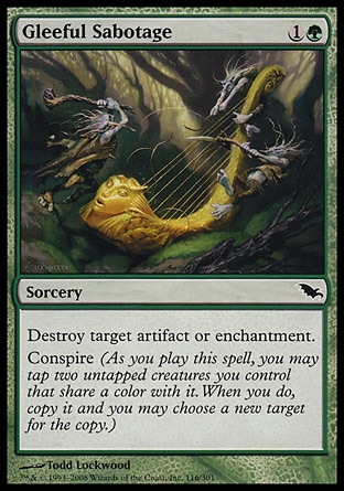 MTG: Shadowmoor 116: Gleeful Sabotage 