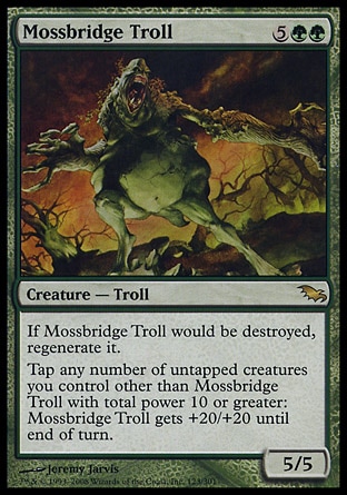 Magic: Shadowmoor 123: Mossbridge Troll 