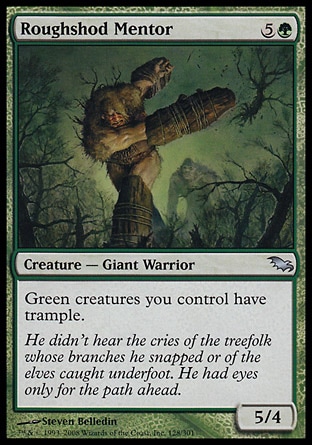 MTG: Shadowmoor 128: Roughshod Mentor 