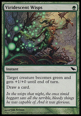 MTG: Shadowmoor 132: Viridescent Wisps 