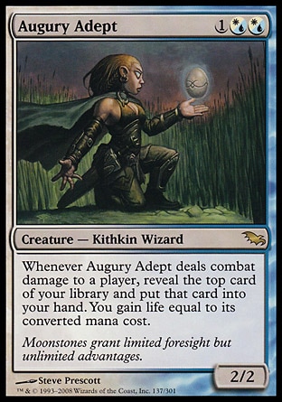 MTG: Shadowmoor 137: Augury Adept 