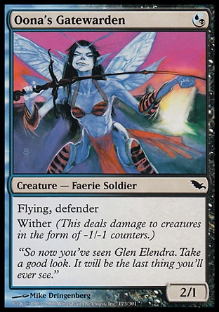 MTG: Shadowmoor 173: Oonas Gatewarden 