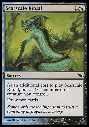 MTG: Shadowmoor 175: Scarscale Ritual 