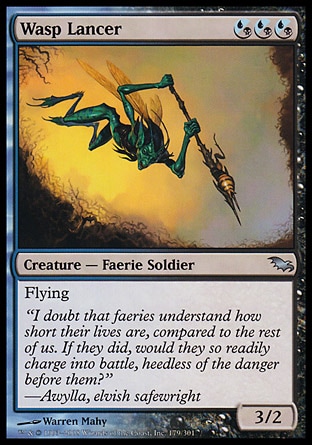 MTG: Shadowmoor 179: Wasp Lancer - Foil 