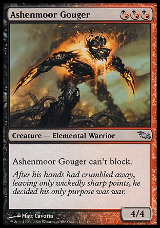 MTG: Shadowmoor 180: Ashenmoor Gouger 
