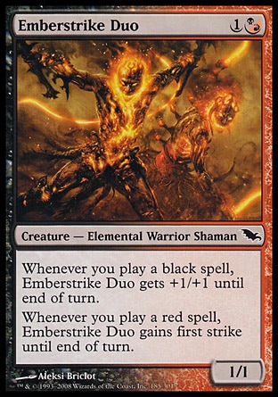 MTG: Shadowmoor 185: Emberstrike Duo 