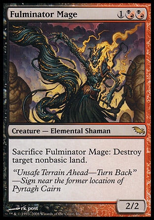 Magic: Shadowmoor 188: Fulminator Mage 