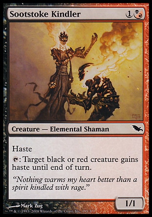 MTG: Shadowmoor 195: Sootstoke Kindler 