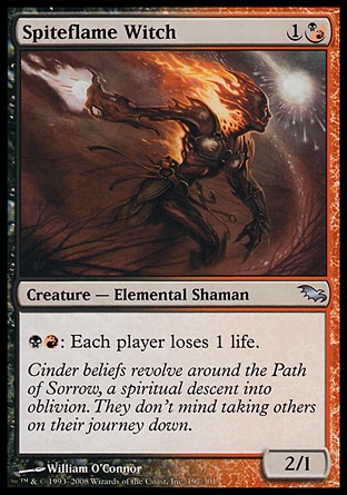MTG: Shadowmoor 197: Spiteflame Witch 