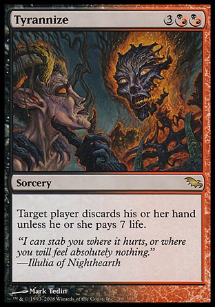 MTG: Shadowmoor 201: Tyrannize 