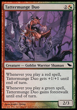 MTG: Shadowmoor 218: Tattermunge Duo 