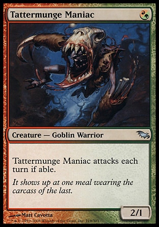 MTG: Shadowmoor 219: Tattermunge Maniac 