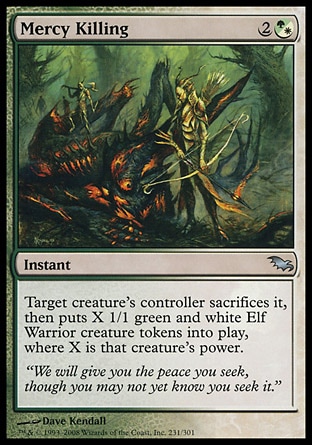 MTG: Shadowmoor 231: Mercy Killing 
