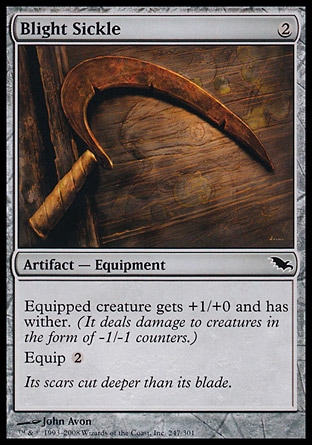MTG: Shadowmoor 247: Blight Sickle 
