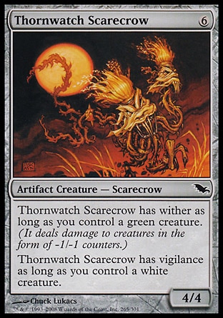 MTG: Shadowmoor 265: Thornwatch Scarecrow 
