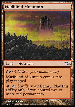 Magic: Shadowmoor 274: Madblind Mountain 
