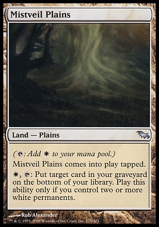 MTG: Shadowmoor 275: Mistveil Plains 