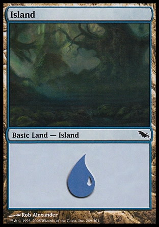 MTG: Shadowmoor 289: Island - Foil 