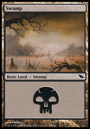 Magic: Shadowmoor 293: Swamp - Foil 
