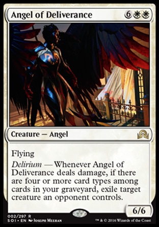 MTG: Shadows over Innistrad 002: Angel of Deliverance 