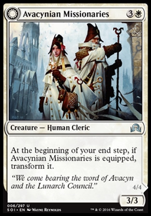 MTG: Shadows over Innistrad 006: Avacynian Missionaries/ Lunarch Inquisitors 