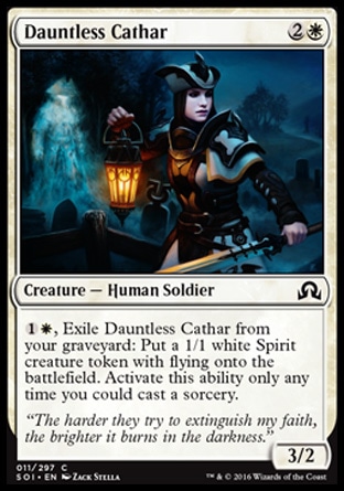 MTG: Shadows over Innistrad 011: Dauntless Cathar 