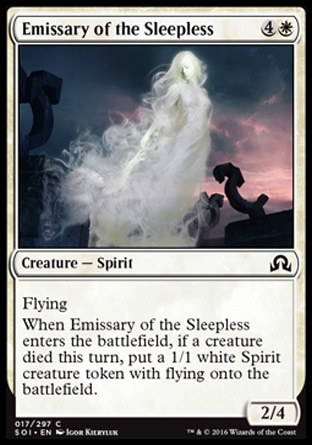 Magic: Shadows over Innistrad 017: Emissary of the Sleepless [FOIL] 