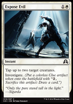 MTG: Shadows over Innistrad 019: Expose Evil [FOIL] 