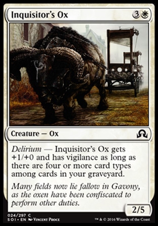 MTG: Shadows over Innistrad 024: Inquisitors Ox 
