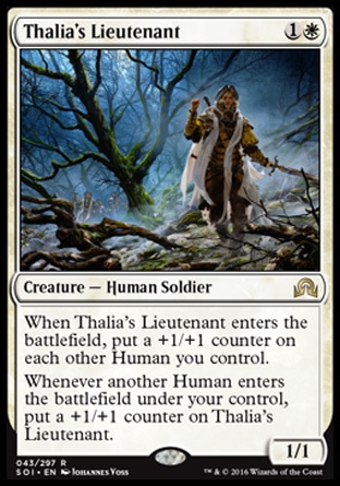MTG: Shadows over Innistrad 043: Thalias Lieutenant 