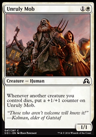 MTG: Shadows over Innistrad 047: Unruly Mob 