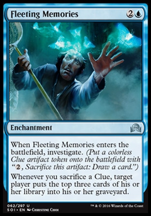 MTG: Shadows over Innistrad 062: Fleeting Memories [FOIL] 