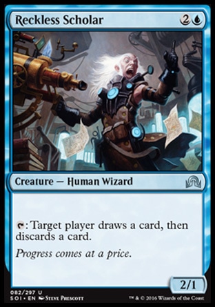MTG: Shadows over Innistrad 082: Reckless Scholar 