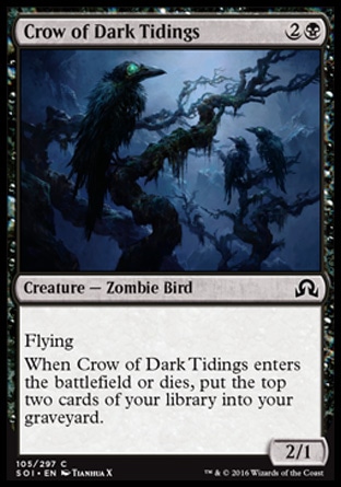 MTG: Shadows over Innistrad 105: Crow of Dark Tidings 