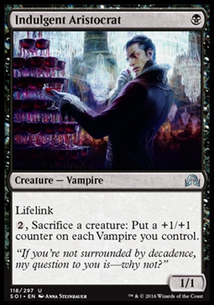 MTG: Shadows over Innistrad 118: Indulgent Aristocrat 