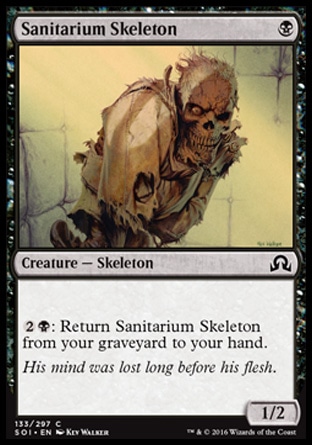 MTG: Shadows over Innistrad 133: Sanitarium Skeleton 