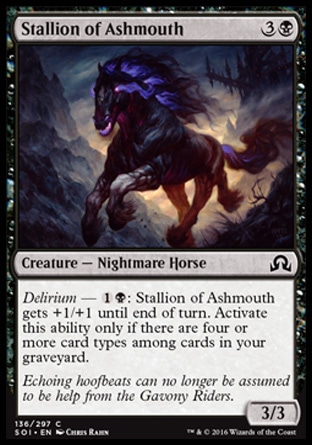 Magic: Shadows over Innistrad 136: Stallion of Ashmouth 