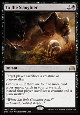 MTG: Shadows over Innistrad 139: To the Slaughter [FOIL] 