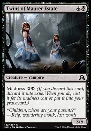 MTG: Shadows over Innistrad 142: Twins of Maurer Estate 