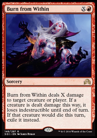 MTG: Shadows over Innistrad 148: Burn from Within [FOIL] 