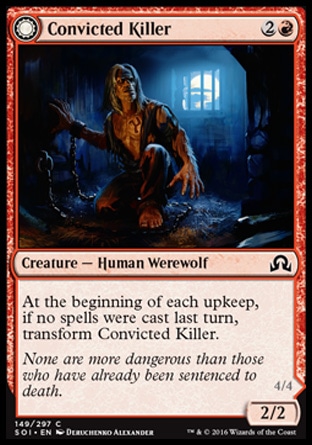 MTG: Shadows over Innistrad 149: Convicted Killer/ Branded Howler [FOIL] 