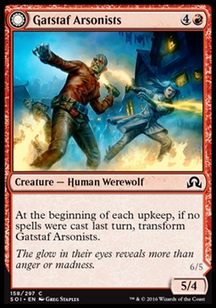 MTG: Shadows over Innistrad 158: Gatstaf Arsonists/ Gatstaf Ravagers 