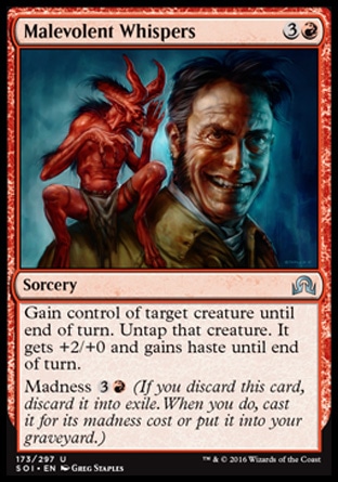 MTG: Shadows over Innistrad 173: Malevolent Whispers 